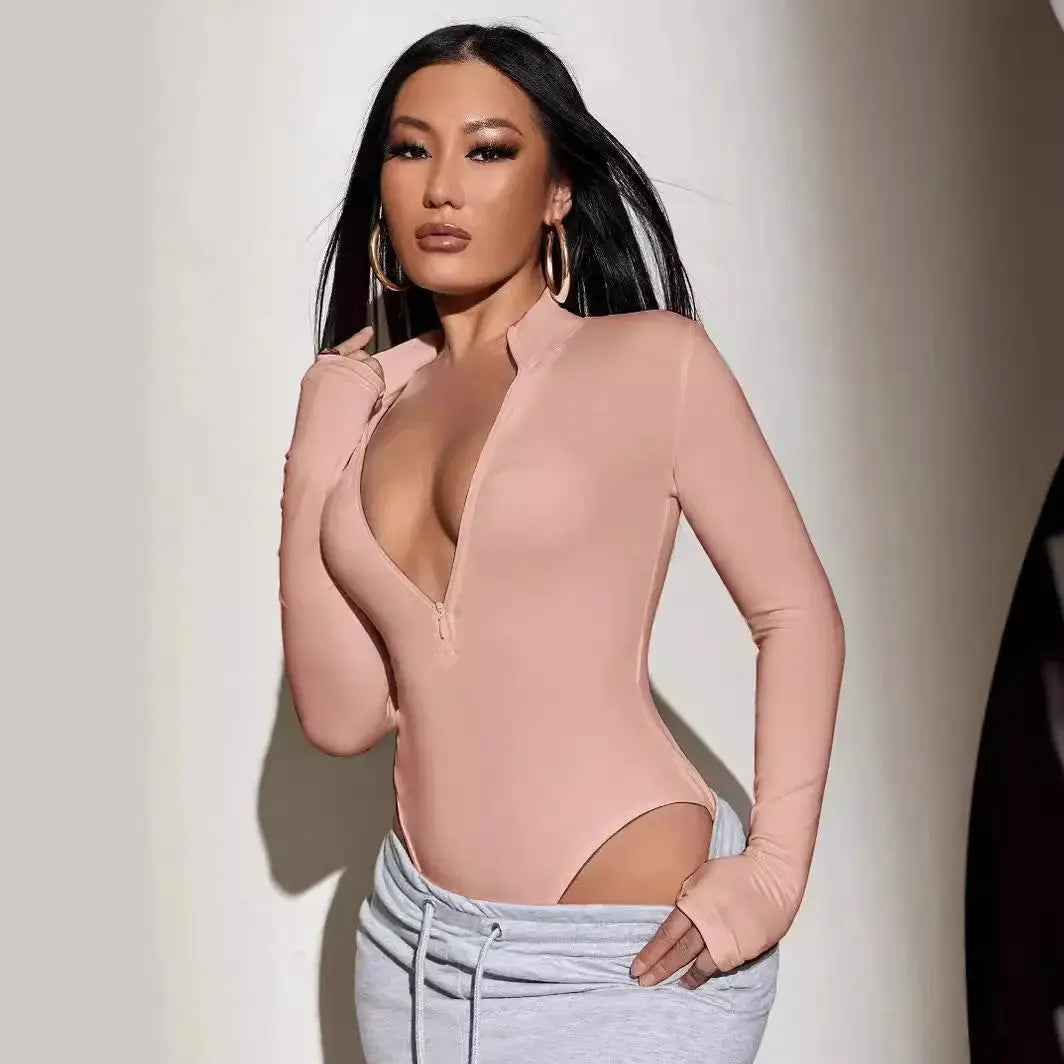 Smoes Wellness seamless sculpting long-sleeve bodysuit for women