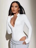 Smoes Wellness seamless sculpting long-sleeve bodysuit for women