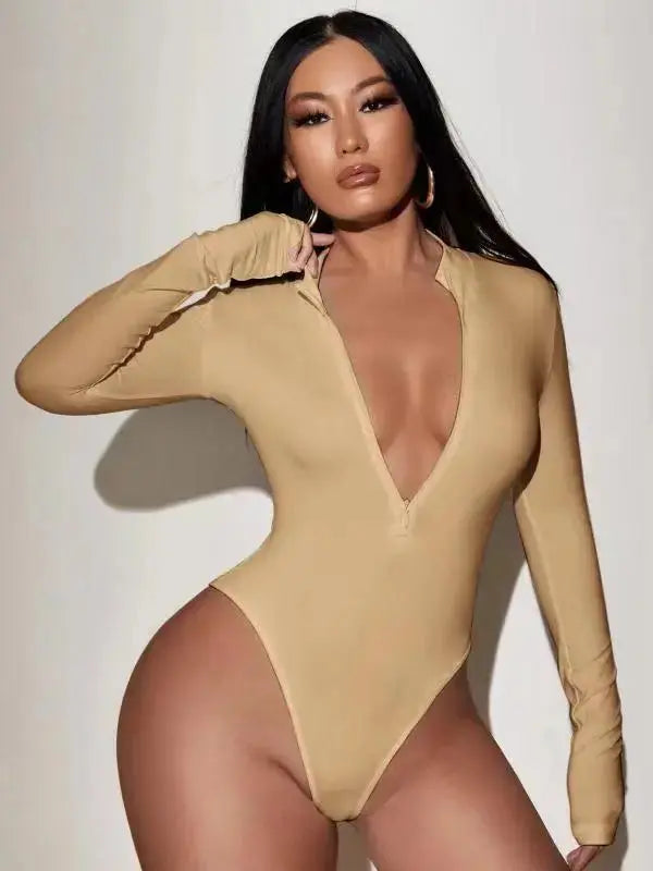 Smoes Wellness seamless sculpting long-sleeve bodysuit for women