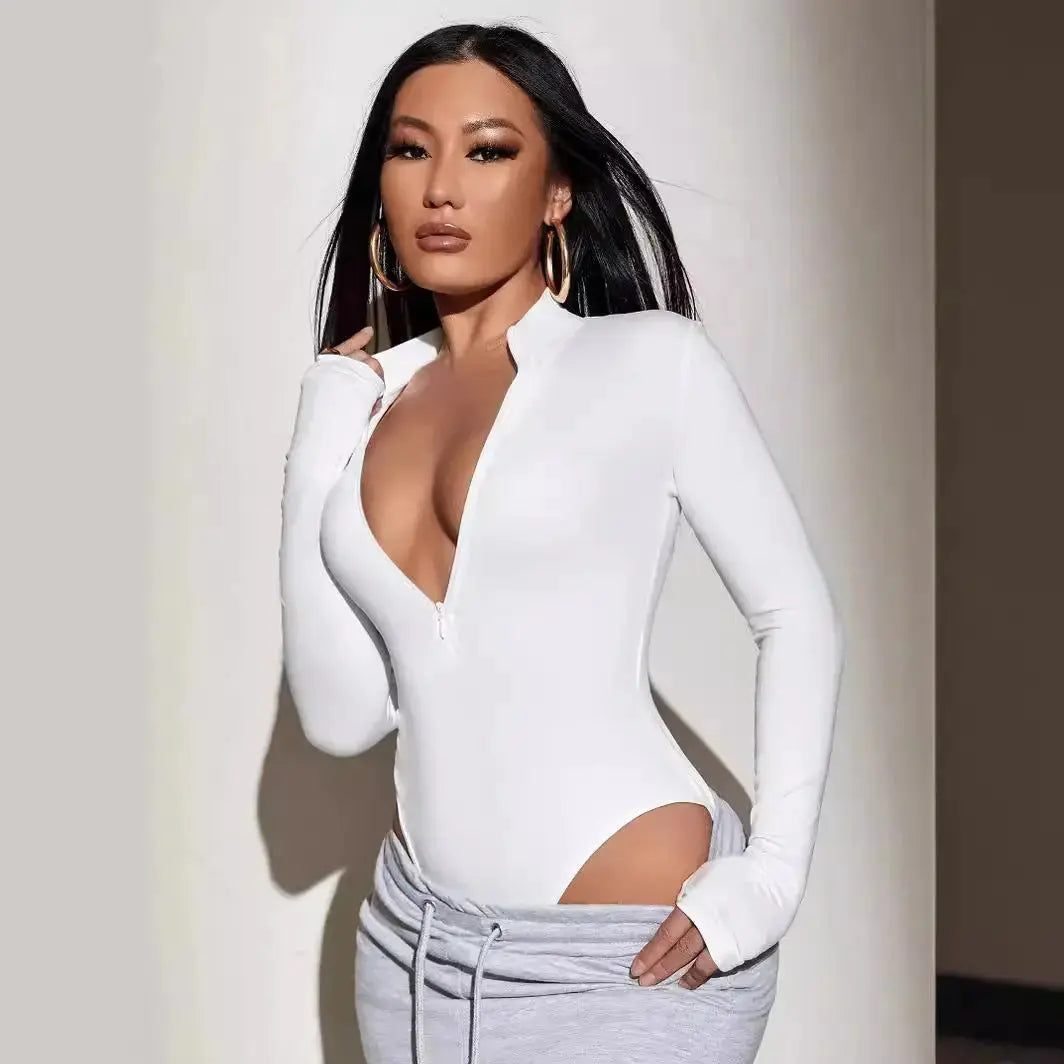 Smoes Wellness seamless sculpting long-sleeve bodysuit for women