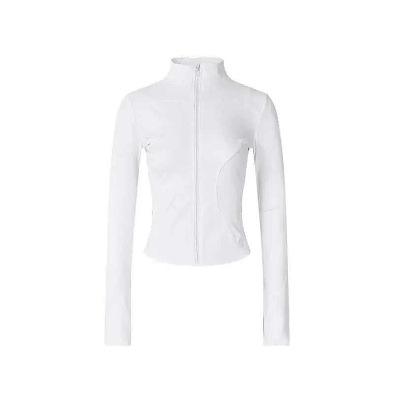 Smoes Wellness women's slim-fit long-sleeve training top for gym and running