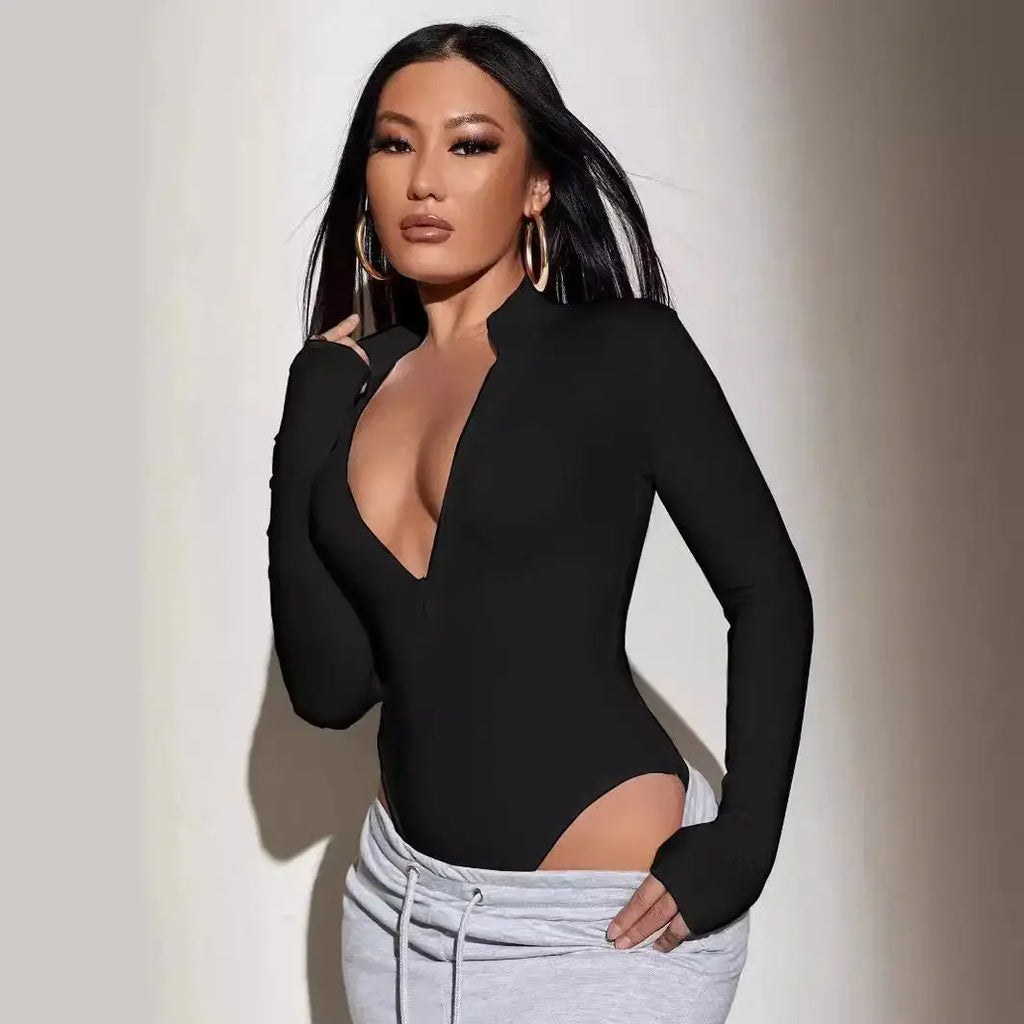 Smoes Wellness seamless sculpting long-sleeve bodysuit for women