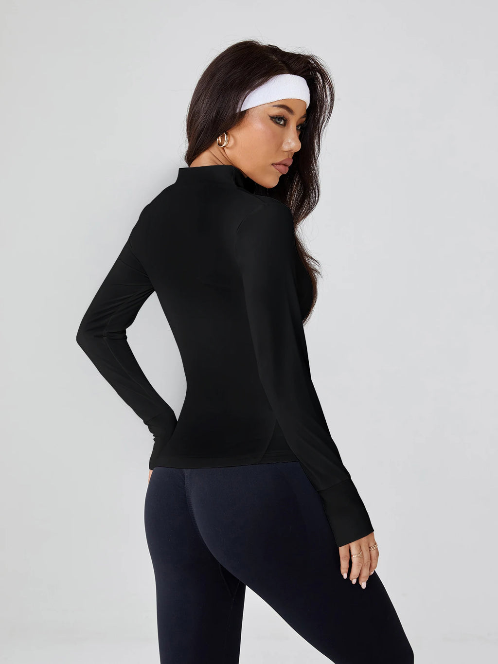 Smoes Wellness women's slim-fit anti-pilling knit yoga crop top