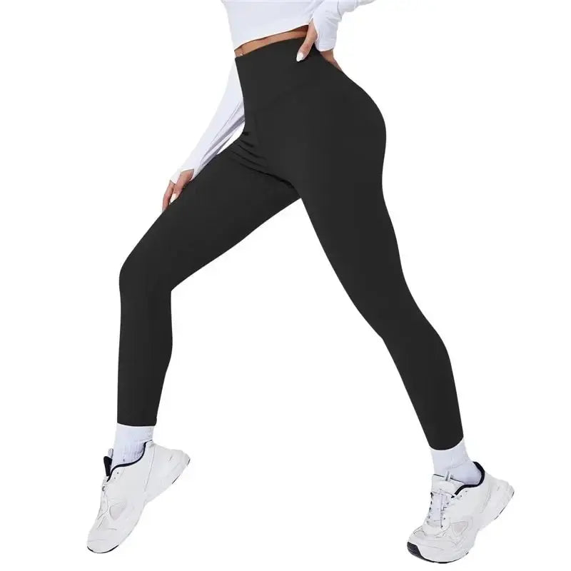 Smoes Wellness women's high-waist push-up squat-proof yoga leggings
