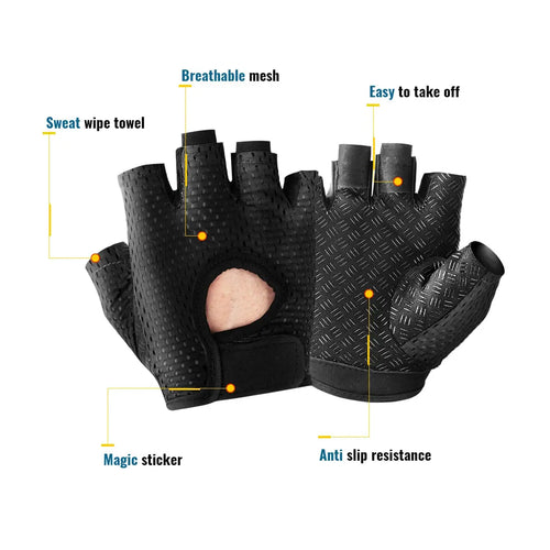 Smoes Wellness women's anti-slip gym gloves for weightlifting and training