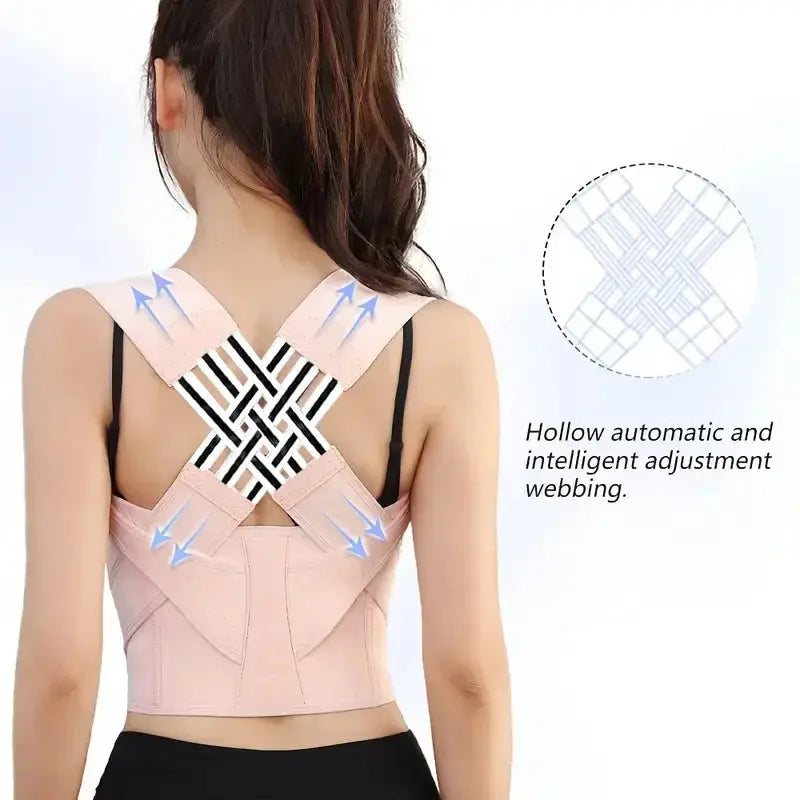 Smoes Wellness adjustable posture corrector back brace for men and women