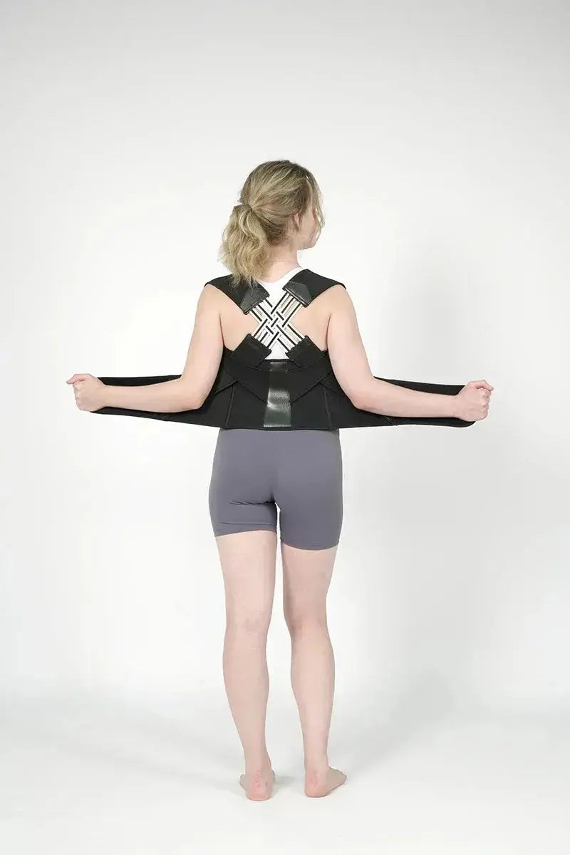 Smoes Wellness adjustable posture corrector back brace for men and women