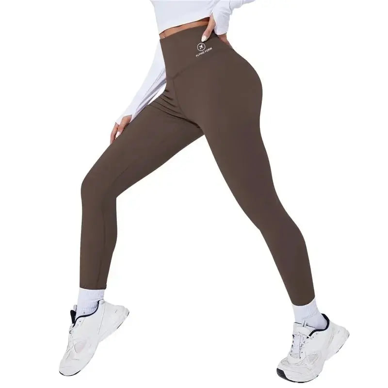 Smoes Wellness women's high-waist push-up squat-proof yoga leggings